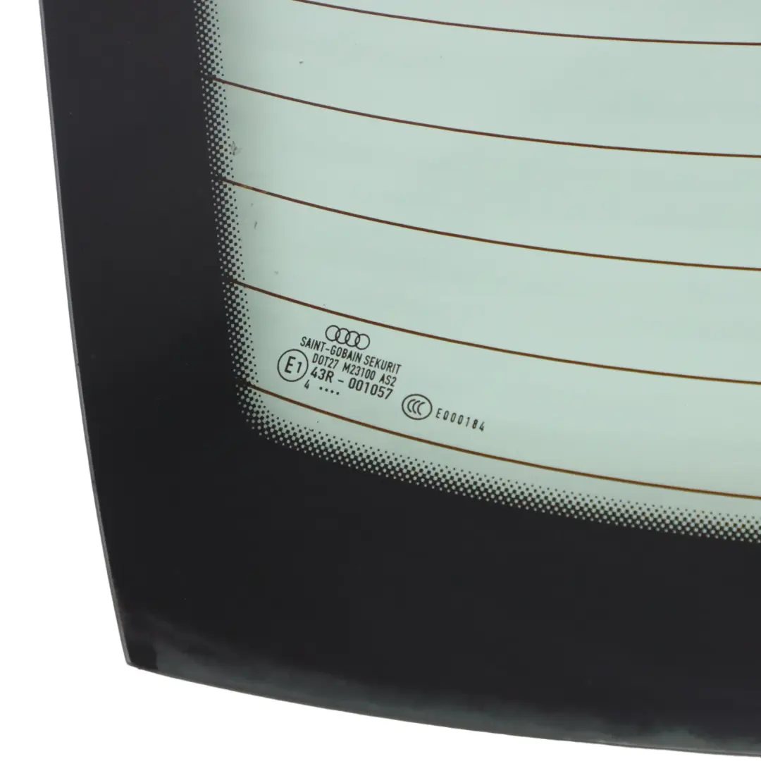 Window Glass Glazing Green AS2 to Audi A4 RS4 Rear with Part number 8E5845501N Audi A4 RS4 Rear Window Glass Glazing Green AS2 - SKU 8E5845501N - Part number 8E5845501N