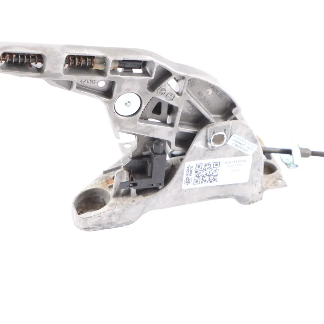 Handbrake Parking Brake Lever Handle Grab Mechanism to Audi TT 8J with Part number 8J0711303D Audi TT 8J Handbrake Parking Brake Lever Handle Grab Mechanism - SKU 8J0711303D - Part number 8J0711303D