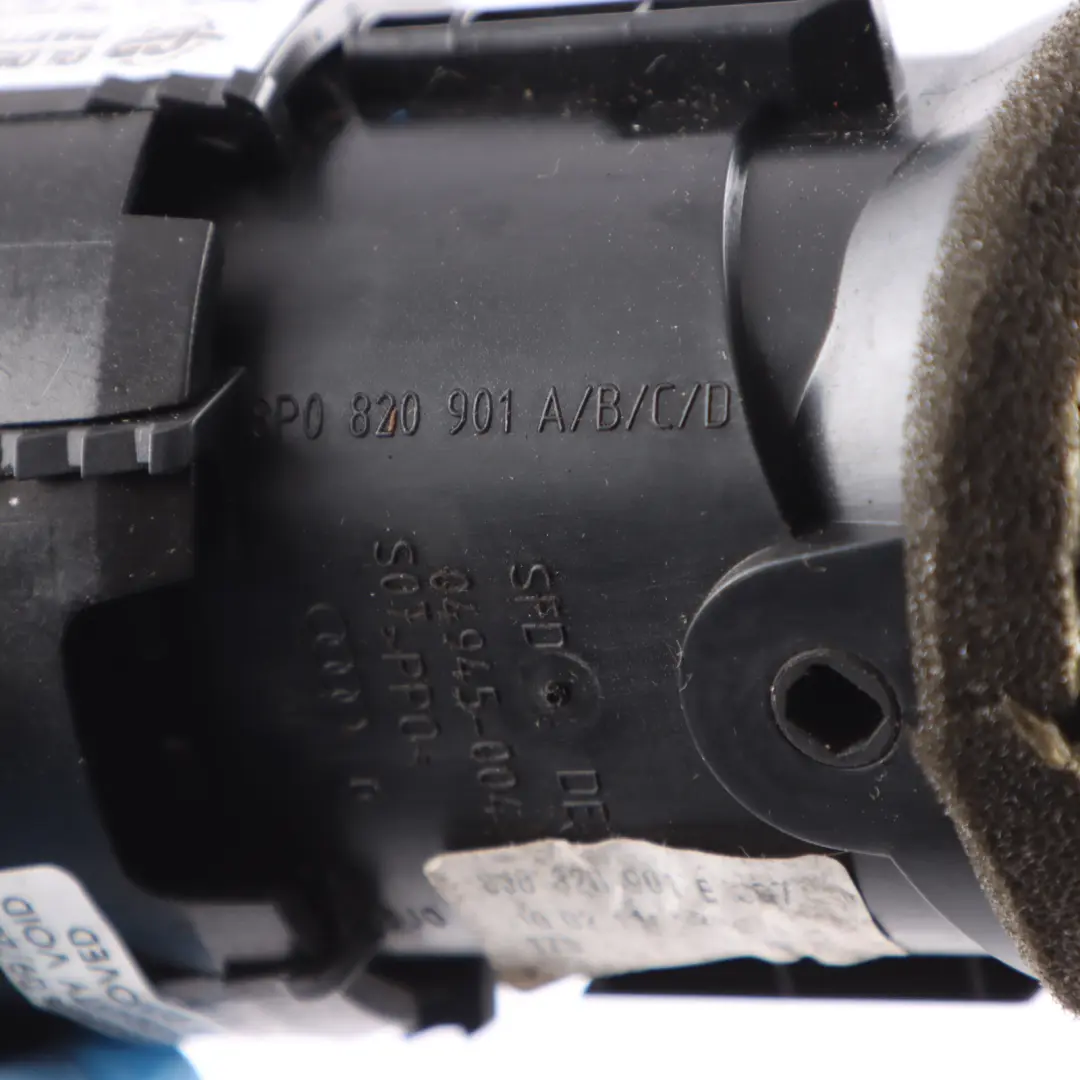Dashboard Air Vent Left Right N/O/S Centre to Audi TT 8J Roadster with Part number 8J0820901E Audi TT 8J Roadster Dashboard Air Vent Left Right N/O/S Centre - SKU 8J0820901E - Part number 8J0820901E