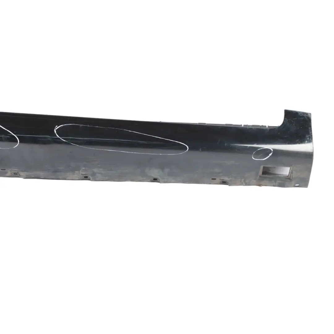 Audi TT 8J Side Skirt Door Sill Cover Right O/S Panel Brilliant Black - Y9B - SKU 8J0853856D-BBL - Part number 8J0853856D