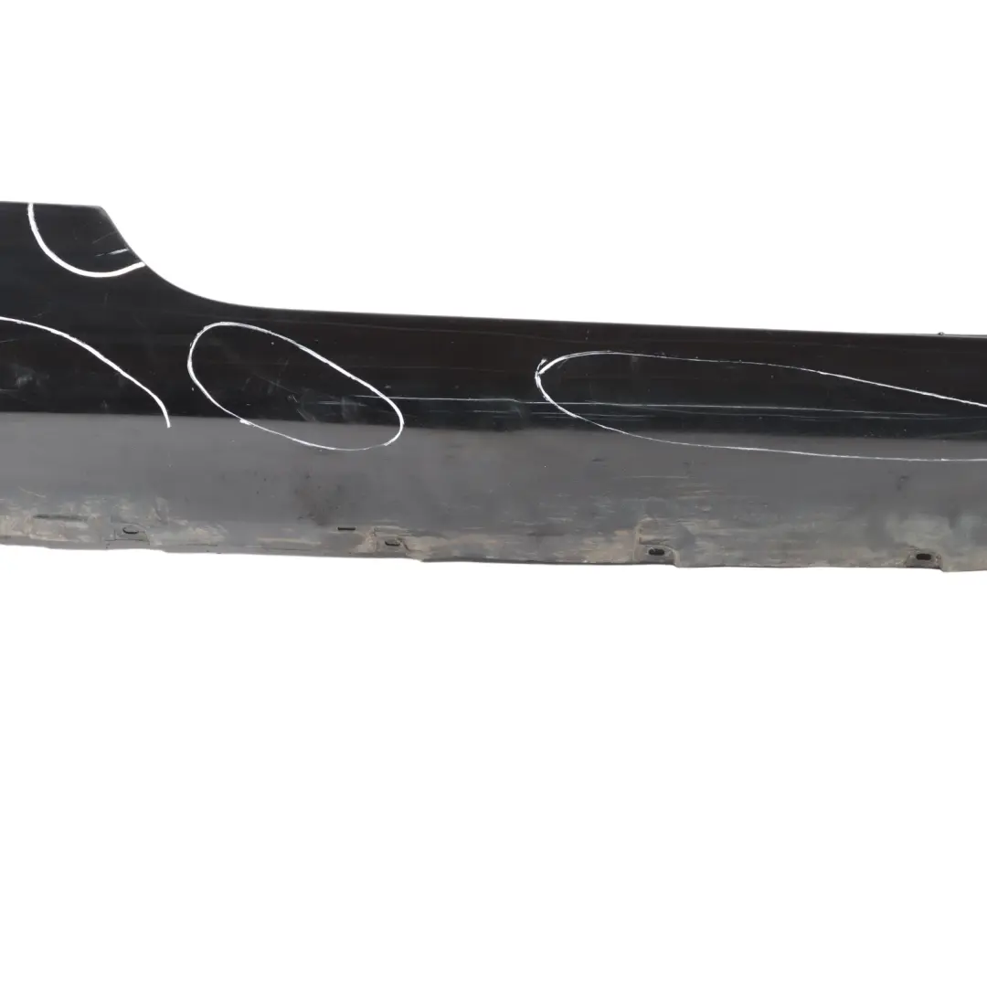 Side Skirt Door Sill Cover Right O/S Panel Brilliant Black - Y9B to Audi TT 8J with Part number 8J0853856D Audi TT 8J Side Skirt Door Sill Cover Right O/S Panel Brilliant Black - Y9B - SKU 8J0853856D-BBL - Part number 8J0853856D