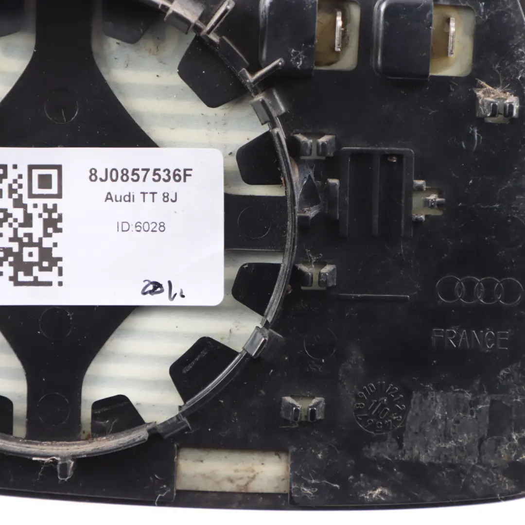 Rétroviseur supérieur en verre Porte droite pour Audi TT 8J à propos du numéro de pièce 8J0857536F Audi TT 8J Rétroviseur supérieur en verre Porte droite - SKU 8J0857536F - Numéro de pièce 8J0857536F