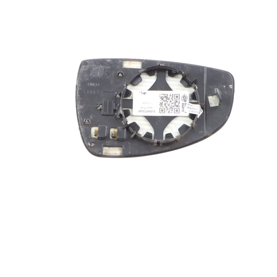 Oberer Außenspiegel Glas Tür Rechts für Audi TT 8J mit Teilenummer 8J0857536F Audi TT 8J Oberer Außenspiegel Glas Tür Rechts - SKU 8J0857536F - Teilenummer 8J0857536F