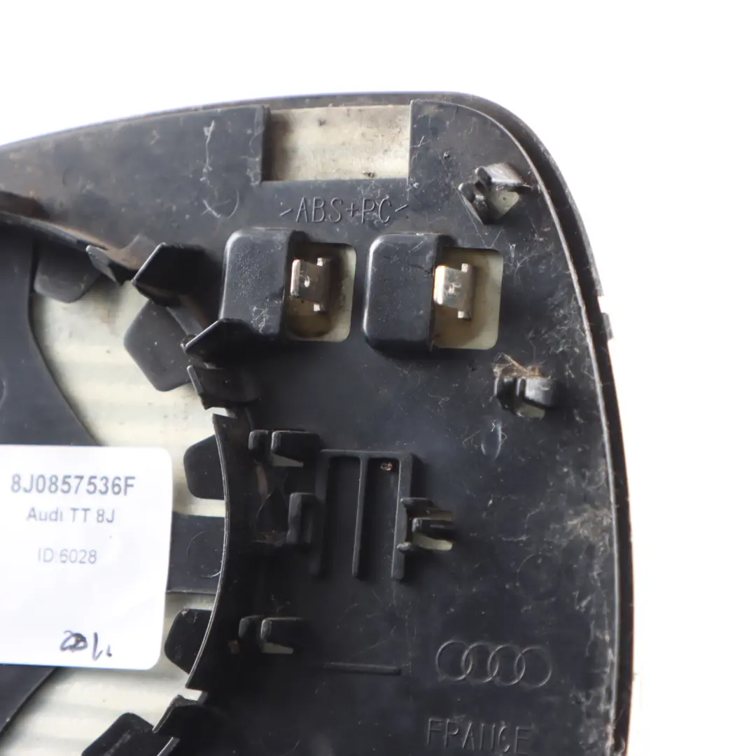 Specchio retrovisore superiore vetro porta destra per Audi TT 8J con numero di parte 8J0857536F Audi TT 8J Specchio retrovisore superiore vetro porta destra - SKU 8J0857536F - Numero di parte 8J0857536F