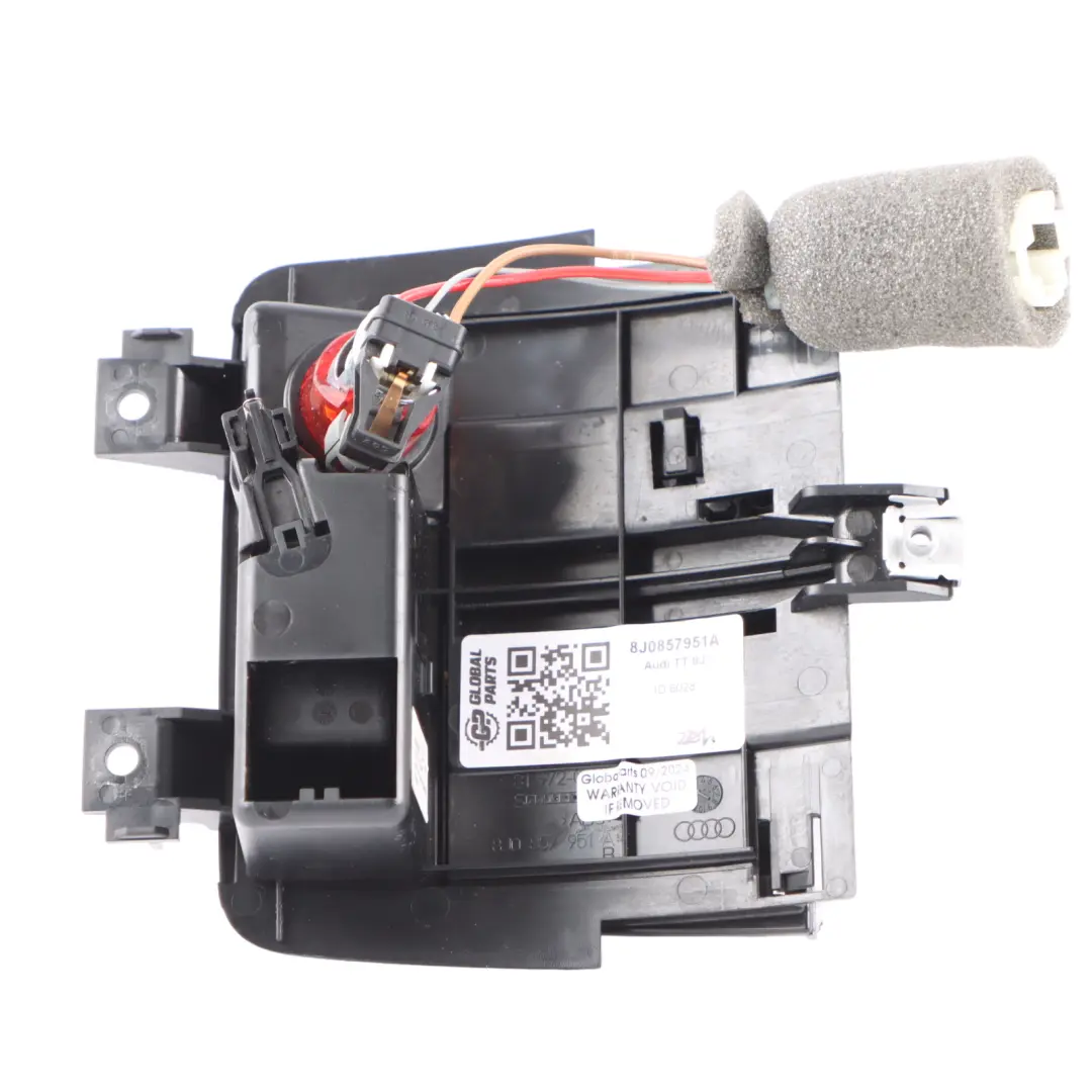Audi TT 8J Mittel Konsole Ablagefach Aschenbecher Trim 12V Steckdose - SKU 8J0857951A - Teilenummer 8J0857951A