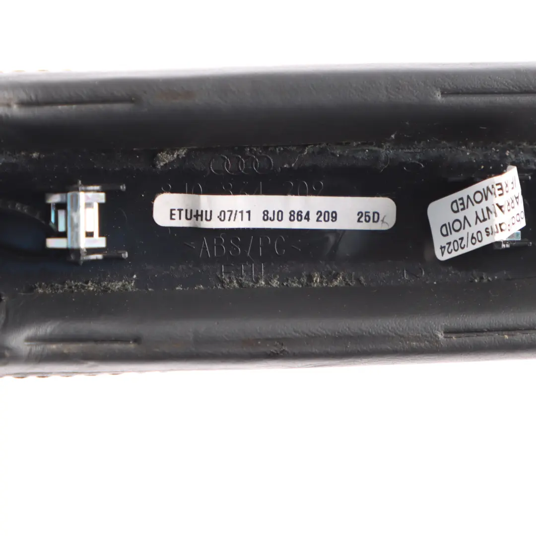 Audi TT 8J Bracciolo Console Centrale Rivestimento Pelle Nero - SKU 8J0864209 - Numero di parte 8J0864209