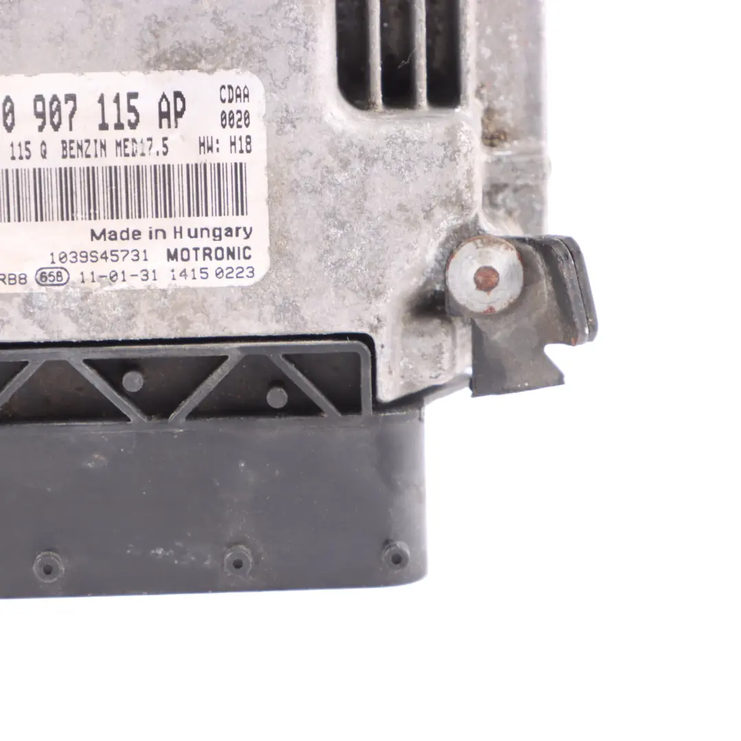 CDAA 160HP Engine Control Unit Manual to Audi TT 8J 1.8 TFSI with Part number 8J0907115AP Audi TT 8J 1.8 TFSI CDAA 160HP Engine Control Unit Manual - SKU 8J0907115AP - Part number 8J0907115AP