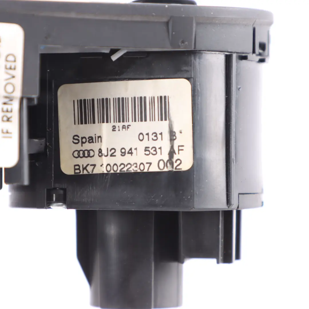 Headlight Headlamp Control Switch Panel Assembly to Audi TT 8J with Part number 8J2941531AF Audi TT 8J Headlight Headlamp Control Switch Panel Assembly - SKU 8J2941531AF - Part number 8J2941531AF