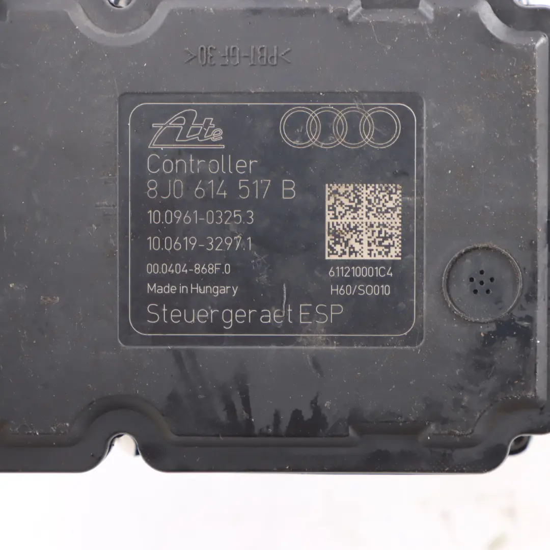 ABS Pump Hydraulic Brake Pump Control Module to Audi TT 8J with Part number 8J614517B Audi TT 8J ABS Pump Hydraulic Brake Pump Control Module - SKU 8J0614517B - Part number 8J614517B
