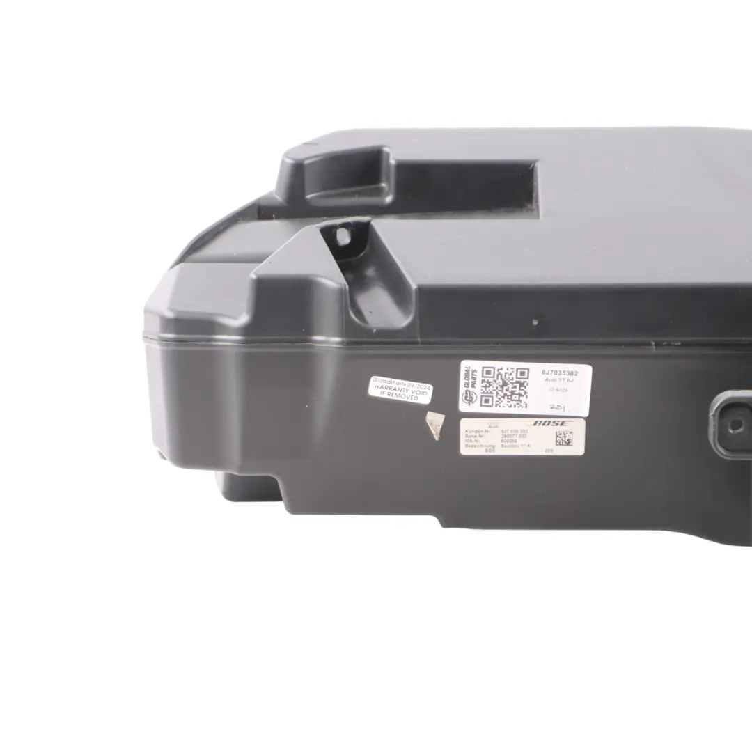 Mk2 8J Bose Subwoofer Loudspeaker Rear Right O/S to Audi TT with Part number 8J7035382 Audi TT Mk2 8J Bose Subwoofer Loudspeaker Rear Right O/S - SKU 8J7035382 - Part number 8J7035382