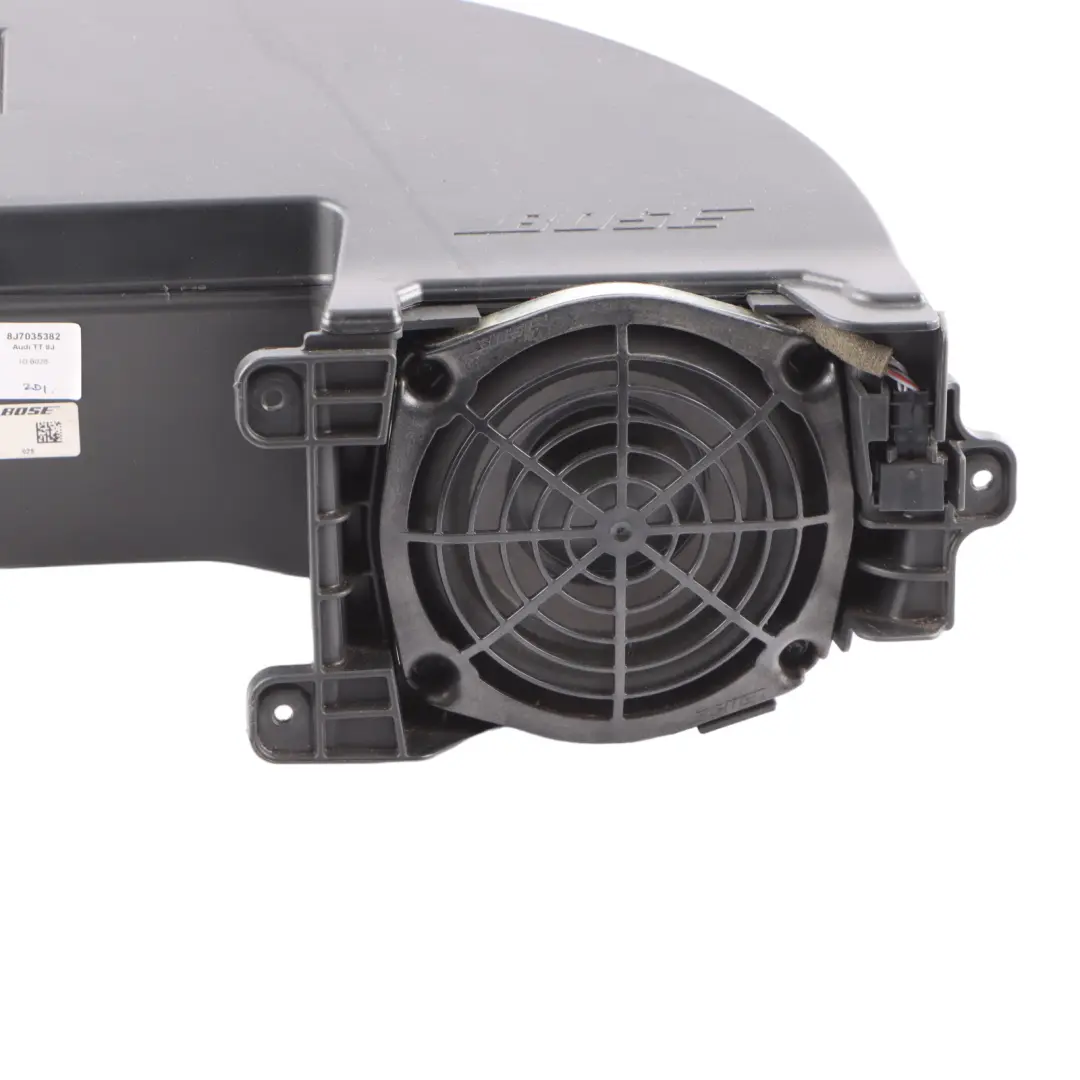 Mk2 8J Bose Subwoofer Loudspeaker Rear Right O/S to Audi TT with Part number 8J7035382 Audi TT Mk2 8J Bose Subwoofer Loudspeaker Rear Right O/S - SKU 8J7035382 - Part number 8J7035382