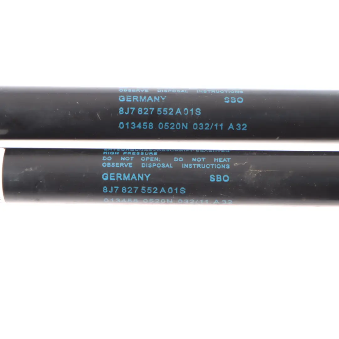 Audi TT 8J Set Di Ammortizzatori A Gas Per Portellone Posteriore - SKU 8J7827552A - Numero di parte 8J7827552A