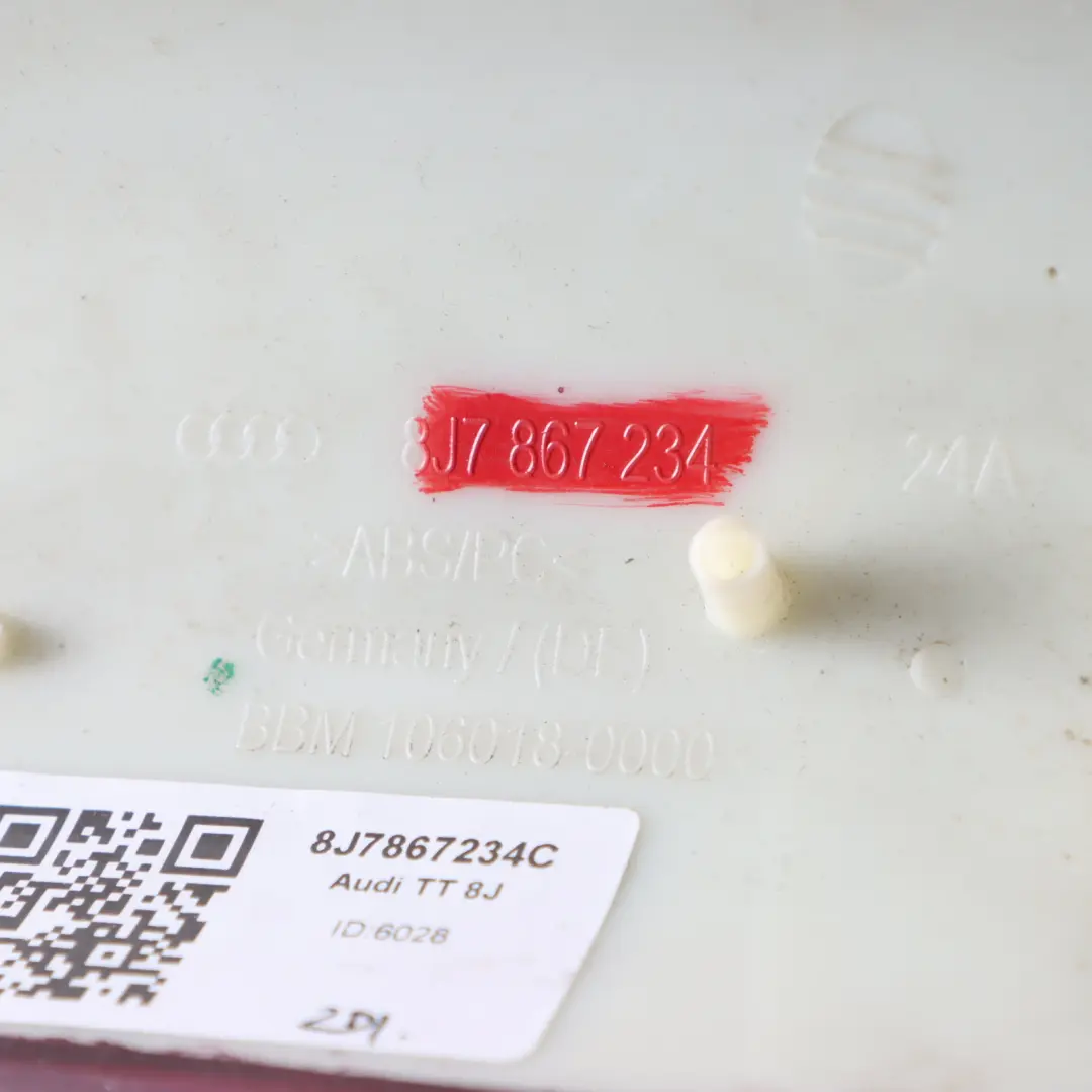 MK2 8J Obere A-Säule Rechts Verkleidung Abdeckung für Audi TT mit Teilenummer 8J7867234C Audi TT MK2 8J Obere A-Säule Rechts Verkleidung Abdeckung - SKU 8J7867234C - Teilenummer 8J7867234C