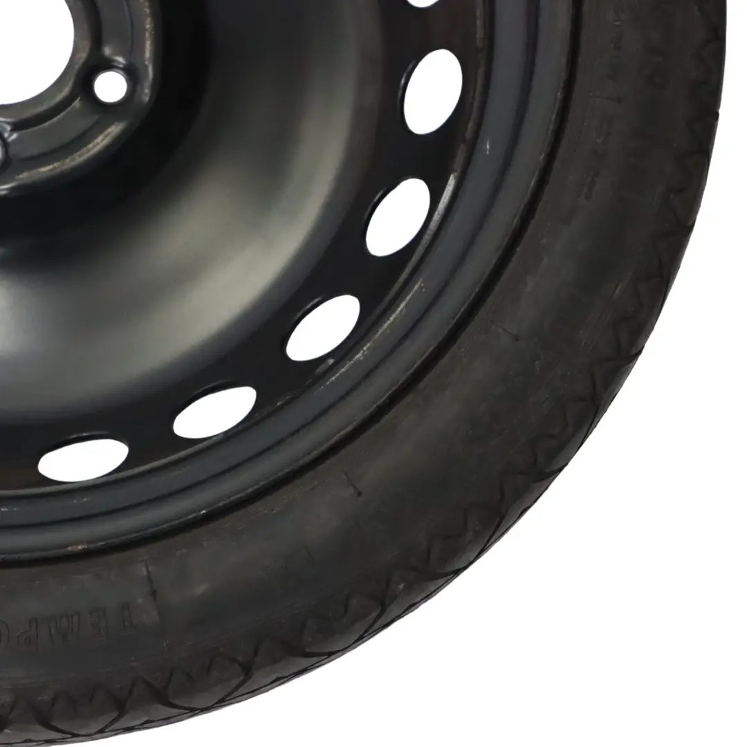 Spare Wheel Wheel Steel R19 Continental Tyre 125/70 to Audi A4 B8 with Part number 8K0601027 Audi A4 B8 Spare Wheel Wheel Steel R19 Continental Tyre 125/70 - SKU 8K0601027 - Part number 8K0601027