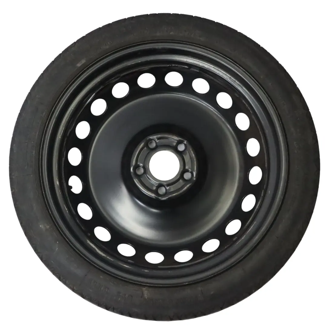 Stal R19 Koło Zapasowe Zapasówka Opona 125/70 do Audi A4 B8 o numerze 8K0601027 Audi A4 B8 Stal R19 Koło Zapasowe Zapasówka Opona 125/70 - SKU 8K0601027 - Numer Części 8K0601027