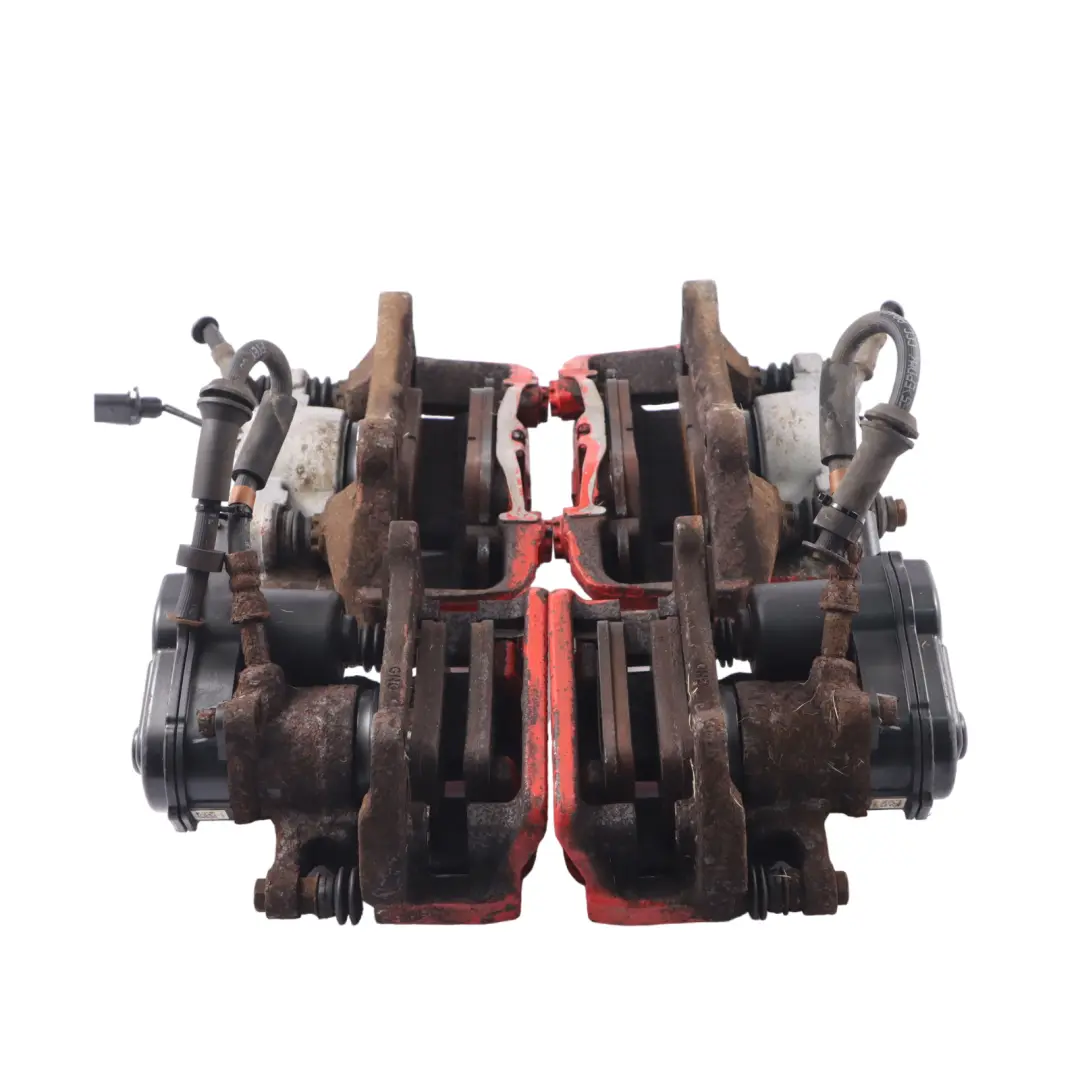Brake Caliper Front Rear Wheel Brake Unit Set Red Painted to Audi A4 B8 A5 8T with Part number 8K0615403B Audi A4 B8 A5 8T Brake Caliper Front Rear Wheel Brake Unit Set Red Painted - SKU 8K0615403B-1 - Part number 8K0615403B