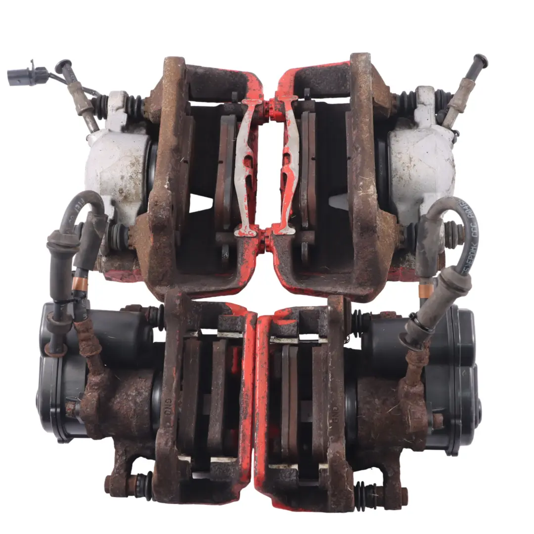 Pinza Freno Delantero Trasero Rueda Freno Unidad Conjunto Rojo para Audi A4 B8 A5 8T con número de pieza 8K0615403B Audi A4 B8 A5 8T Pinza Freno Delantero Trasero Rueda Freno Unidad Conjunto Rojo - SKU 8K0615403B-1 - Número de pieza 8K0615403B