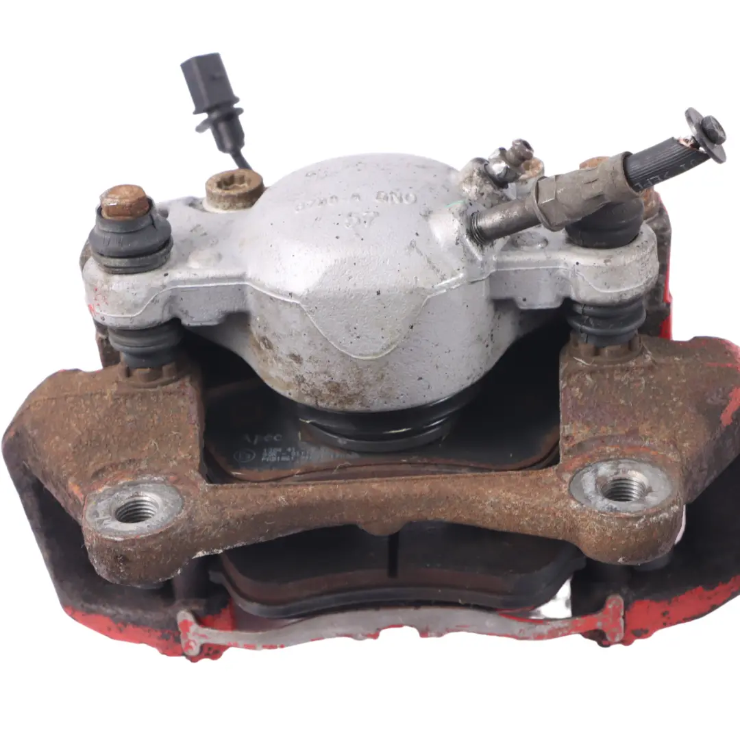 Audi A4 B8 A5 8T Pinza Freno Anteriore Posteriore Unità Freno Ruota Set Rosso - SKU 8K0615403B-1 - Numero di parte 8K0615403B