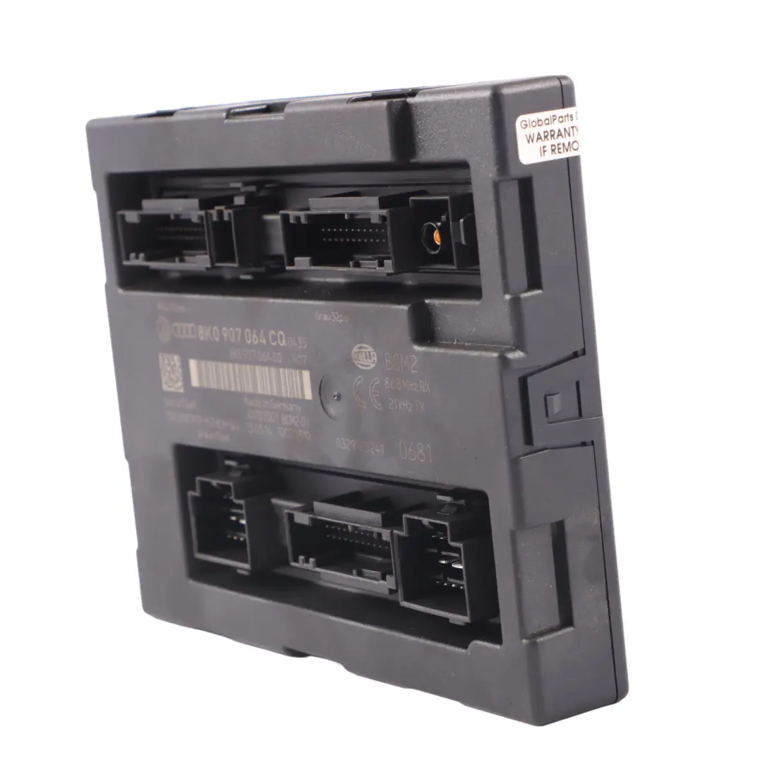 Module l'unité Commande Carrosserie BCM Commodité ECU pour Audi A5 8T à propos du numéro de pièce 8K0907064CQ Audi A5 8T Module l'unité Commande Carrosserie BCM Commodité ECU - SKU 8K0907064CQ - Numéro de pièce 8K0907064CQ