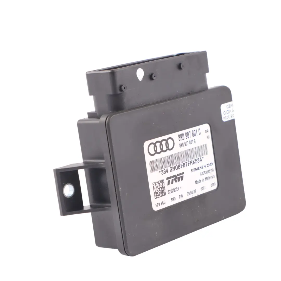 Moduł Hamulca Ręcznego do Audi A5 8T o numerze 8K0907801C Audi A5 8T Moduł Hamulca Ręcznego - SKU 8K0907801C - Numer Części 8K0907801C