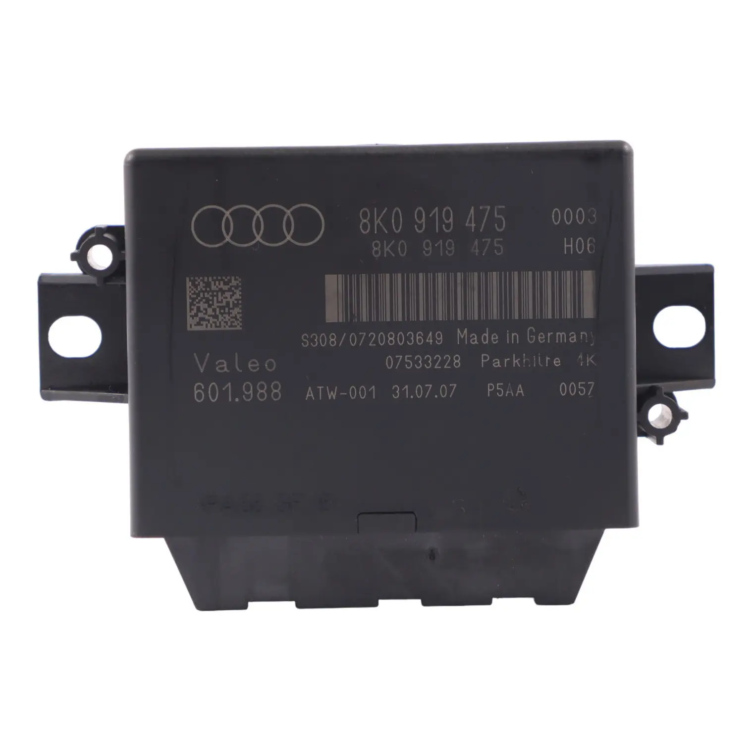 Audi A5 8T Parktronic Parking Sensor Module Unit ECU 8K0919475