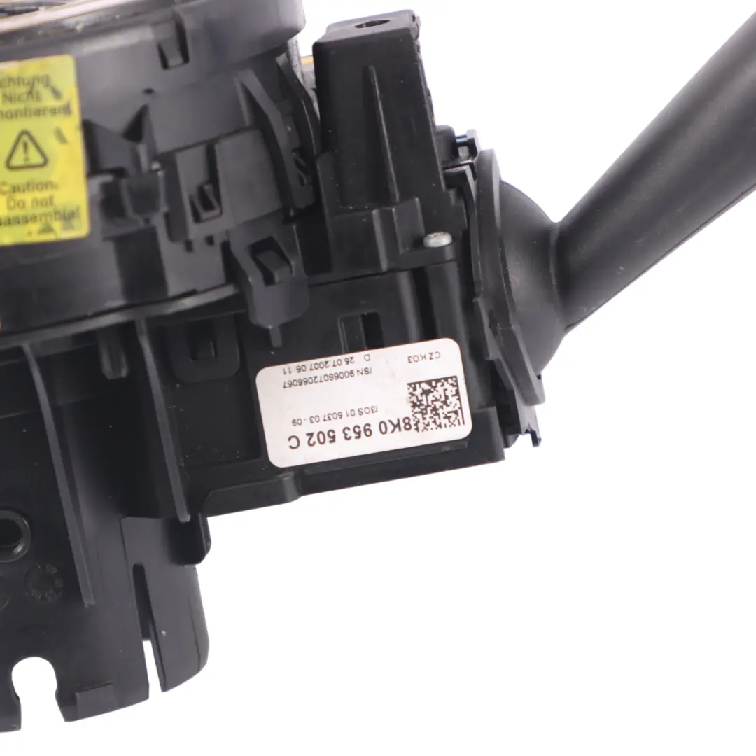 Interruptor Limpiaparabrisas Stalk Columna Dirección Rueda para Audi A5 8T con número de pieza 8K0953568B Audi A5 8T Interruptor Limpiaparabrisas Stalk Columna Dirección Rueda - SKU 8K0953568B - Número de pieza 8K0953568B