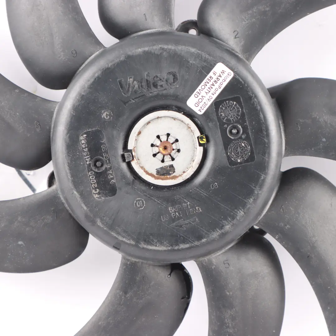 Audi Q3 8U Front Radiator Fan Cooling Air Motor - SKU 8K0959455Q - Part number 8K0959455Q