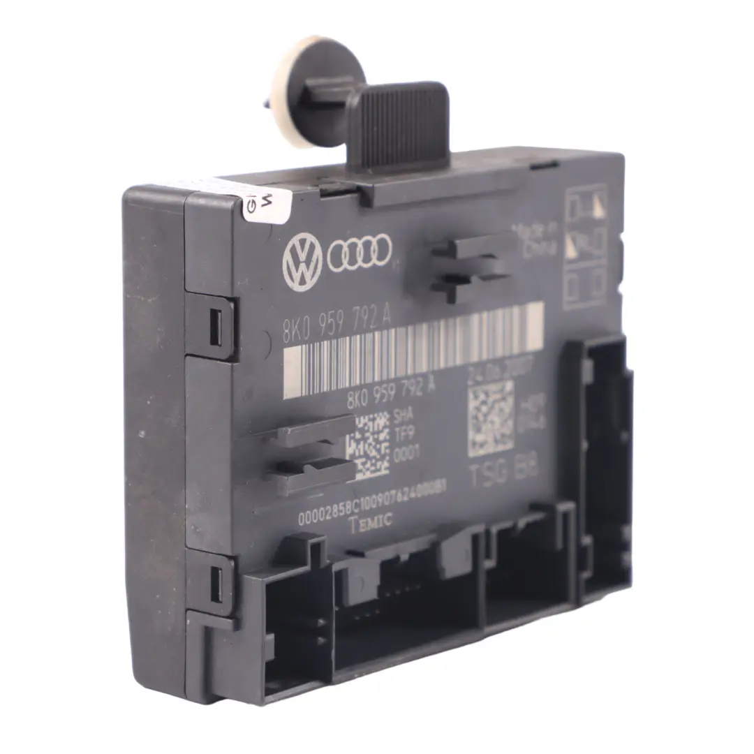 Module de Commande des Portes Avant Gauche pour Audi A5 8T à propos du numéro de pièce 8K0959792A Audi A5 8T Module de Commande des Portes Avant Gauche - SKU 8K0959792A - Numéro de pièce 8K0959792A