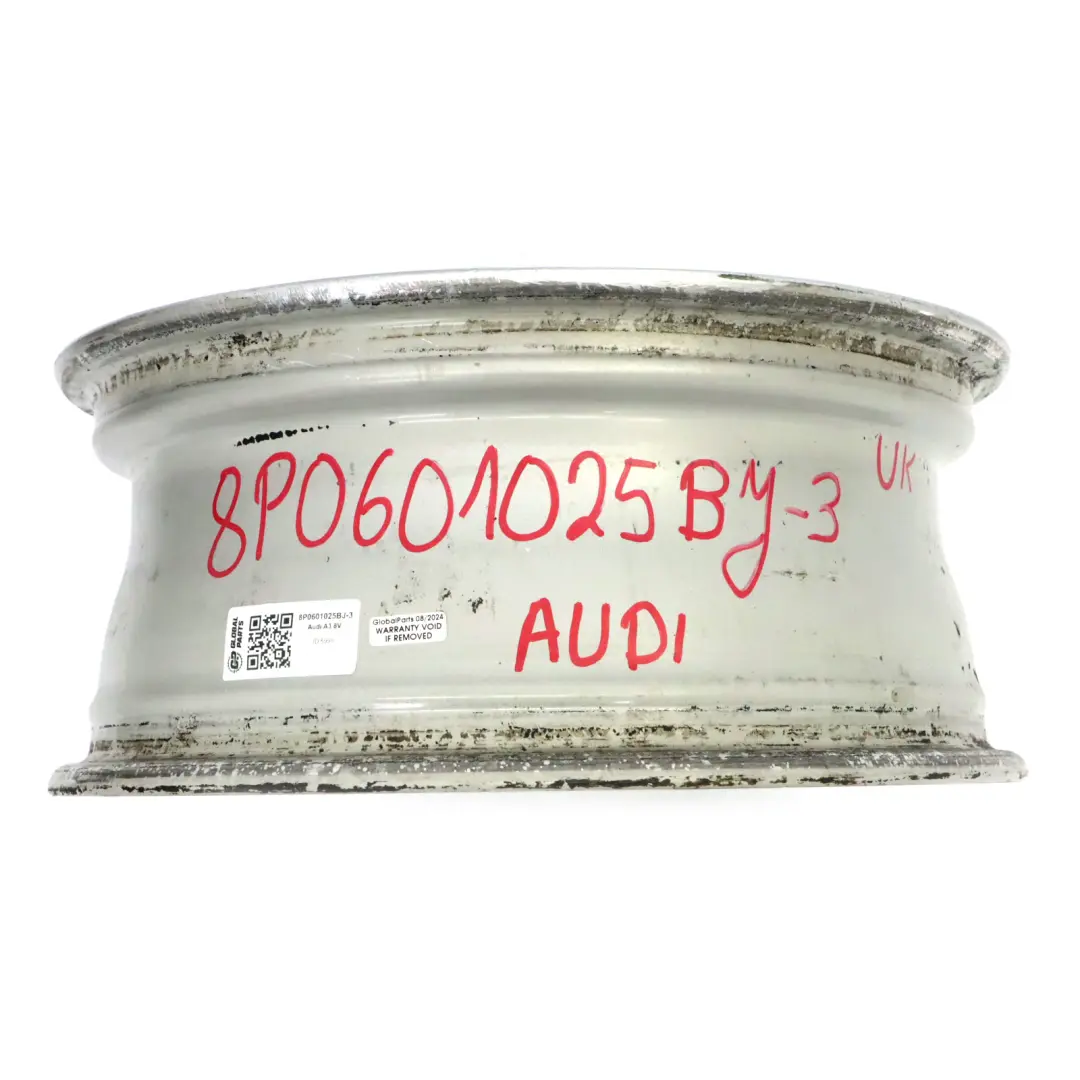Audi A3 8P Silver Alloy Wheel Rim 16" 6,5J ET:50 - SKU 8P0601025BJ-3 - Part number 8P0601025BJ