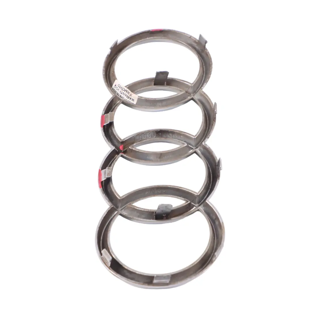 Audi A3 8P Parachoques Embellecedor Delantero Central Cromado Emblema - SKU 8P0853605 - Número de pieza 8P0853605