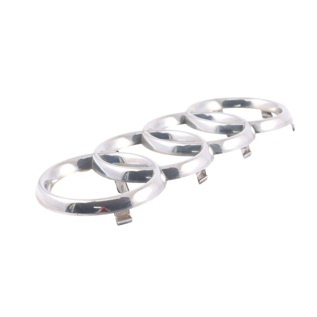 Bumper Grille Trim Panel Front Centre Chrome Emblem to Audi A3 8P with Part number 8P0853605 Audi A3 8P Bumper Grille Trim Panel Front Centre Chrome Emblem - SKU 8P0853605 - Part number 8P0853605