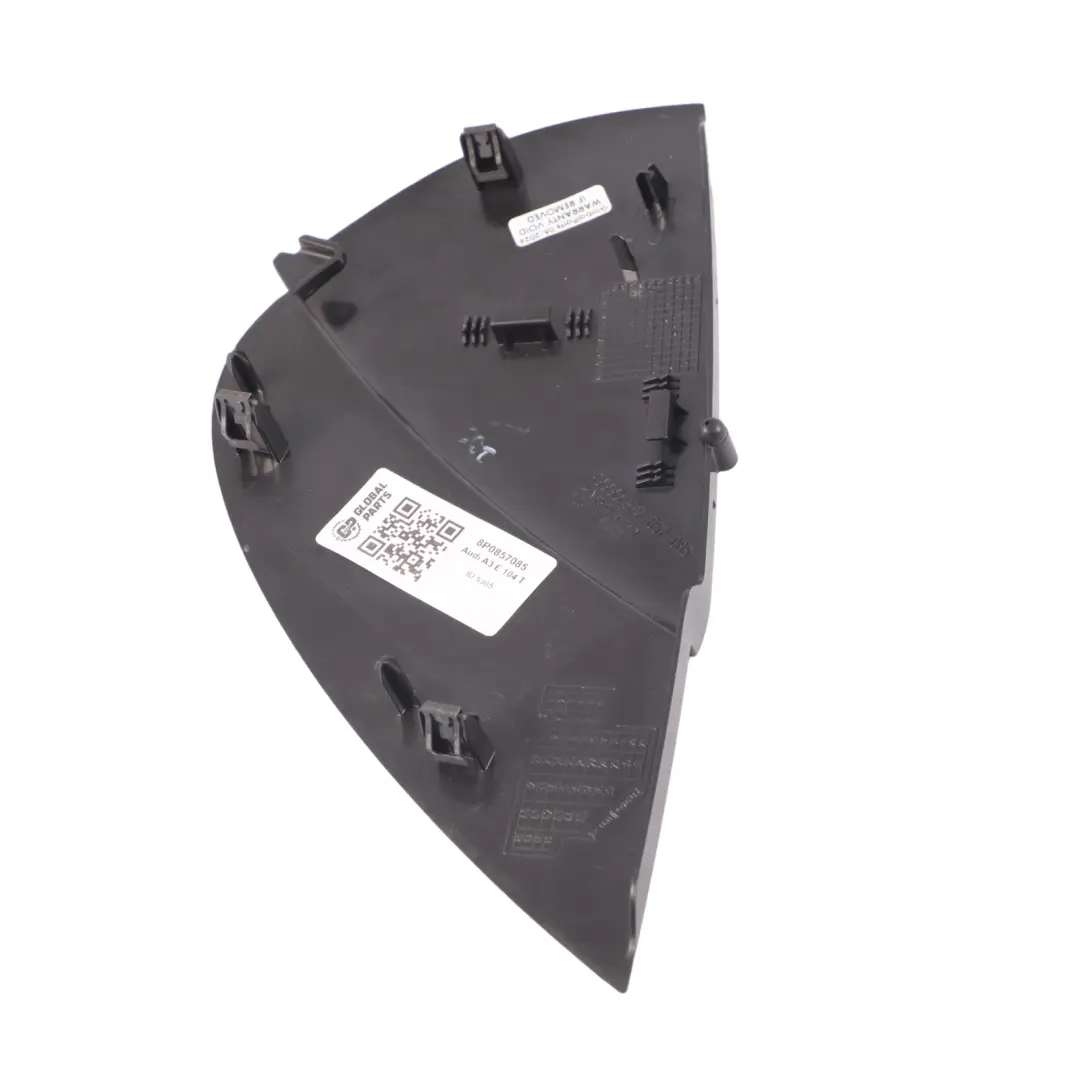 Audi A3 8P Tableau de Bord Cache Latéral Avant Gauche Couvre Panneau - SKU 8P0857085 - Numéro de pièce 8P0857085