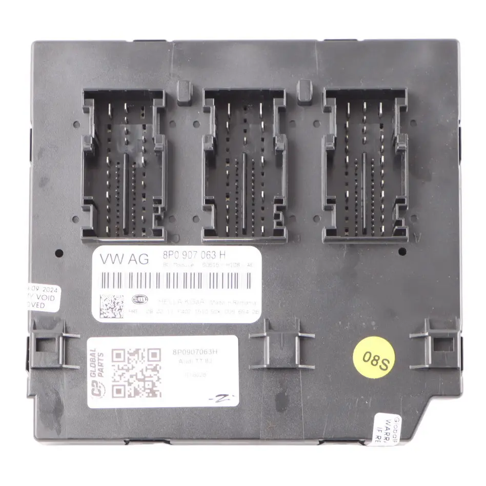 Body Control Module Unit to Audi TT 8J with Part number 8P0907063H Audi TT 8J Body Control Module Unit - SKU 8P0907063H - Part number 8P0907063H