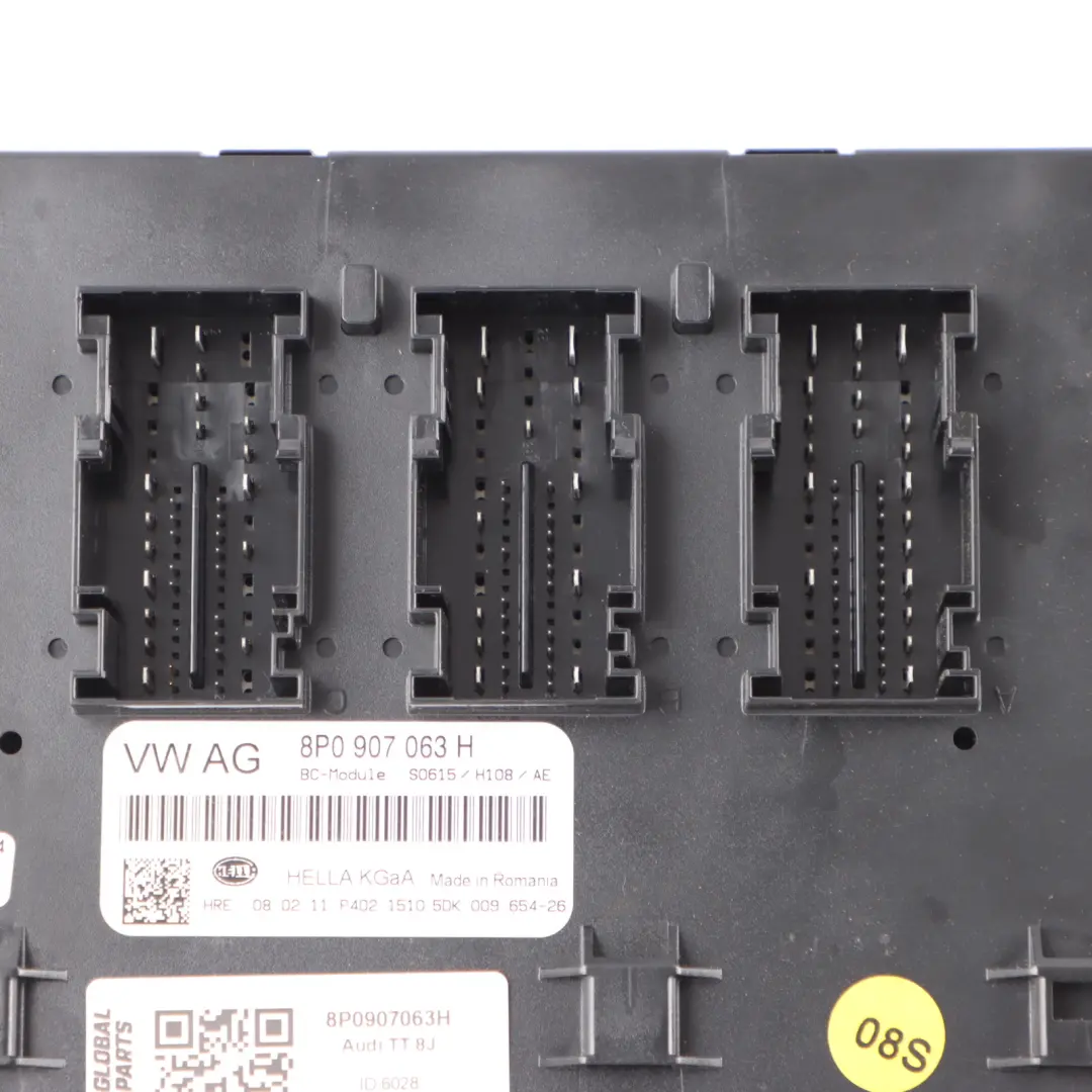 Audi TT 8J Body Control Module Unit - SKU 8P0907063H - Part number 8P0907063H