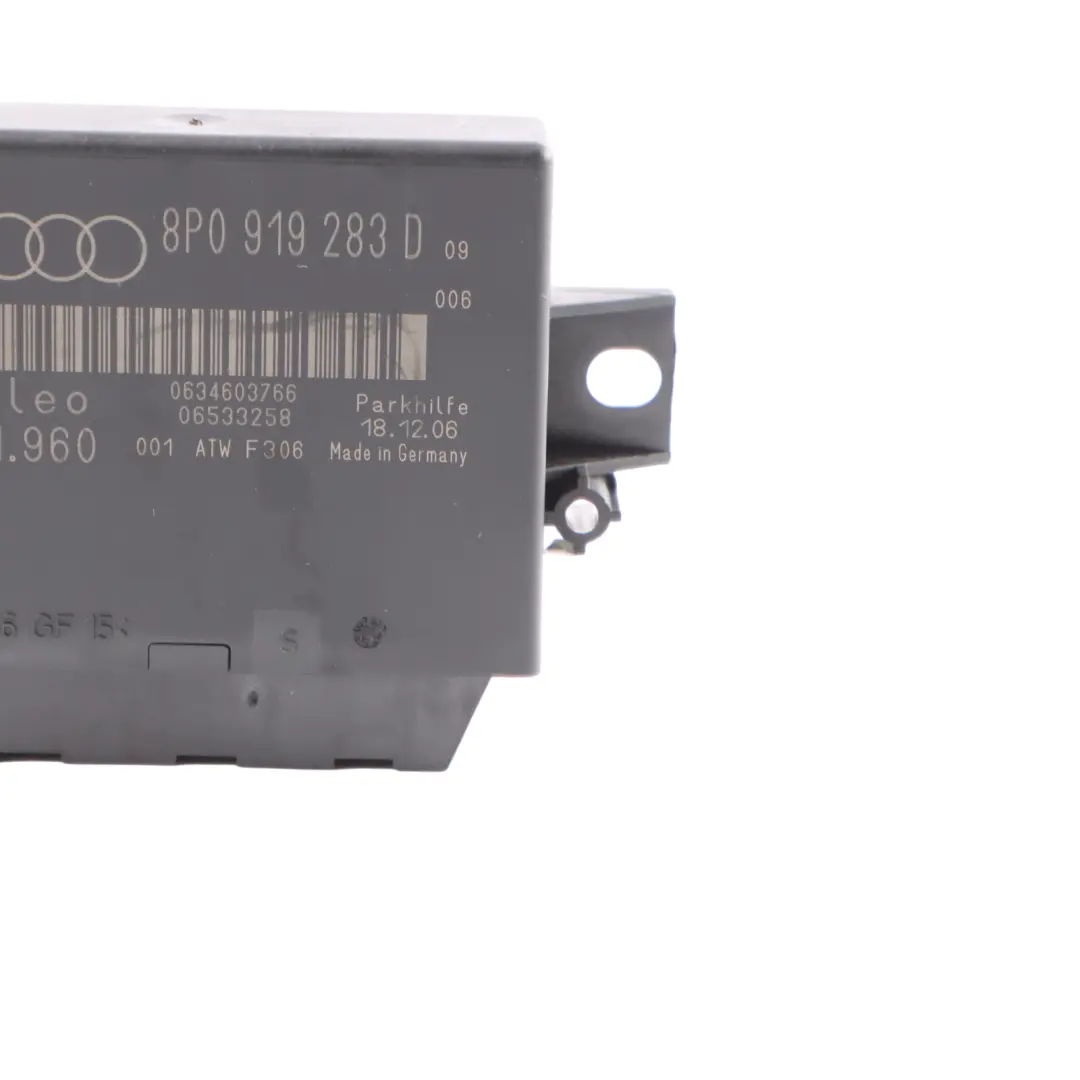 Module Capteur Contrôle Distance De Stationnement PDC ECU pour Audi A3 8P à propos du numéro de pièce 8P0919283D Audi A3 8P Module Capteur Contrôle Distance De Stationnement PDC ECU - SKU 8P0919283D - Numéro de pièce 8P0919283D