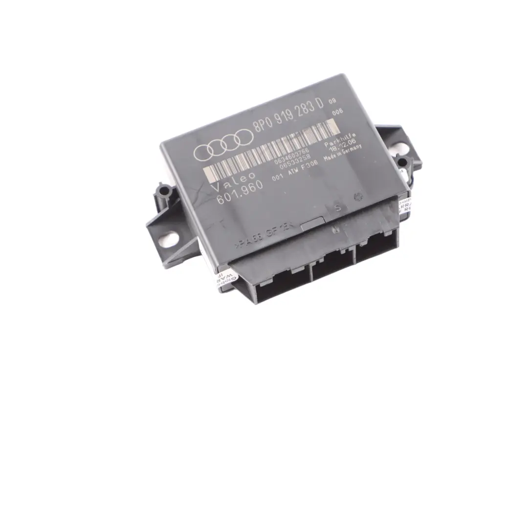 Audi A3 8P Module Capteur Contrôle Distance De Stationnement PDC ECU - SKU 8P0919283D - Numéro de pièce 8P0919283D