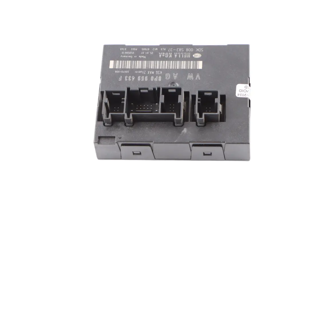Audi A3 8P Module De Commande De Confort CCM Carte Relais ECU HELLA - SKU 8P0959433F - Numéro de pièce 8P0959433F