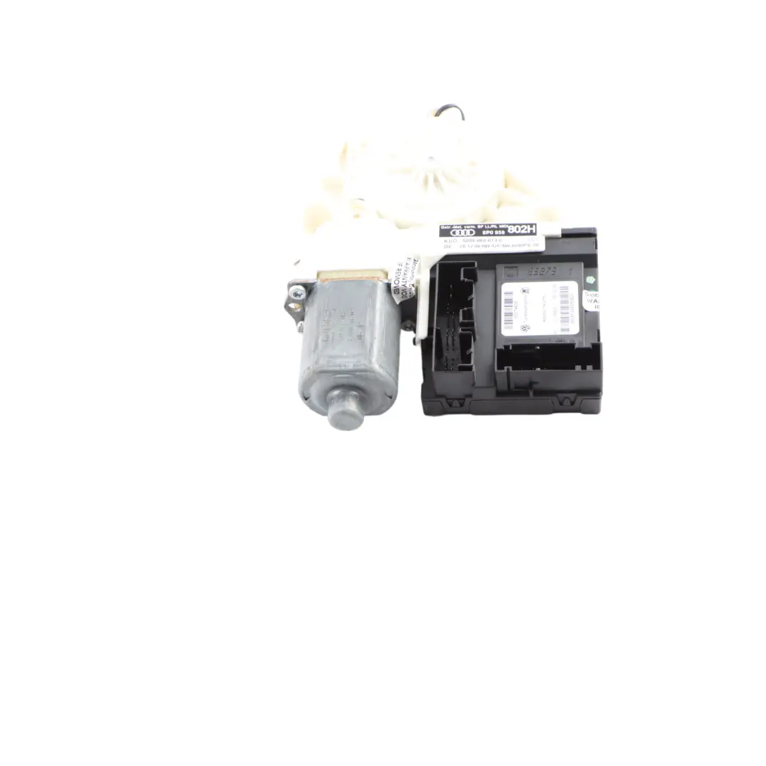 Front Door Window Lifter Regulator Motor Left N/S Audi A3 8P - SKU 8P0959802H - Part number 8P0959802H