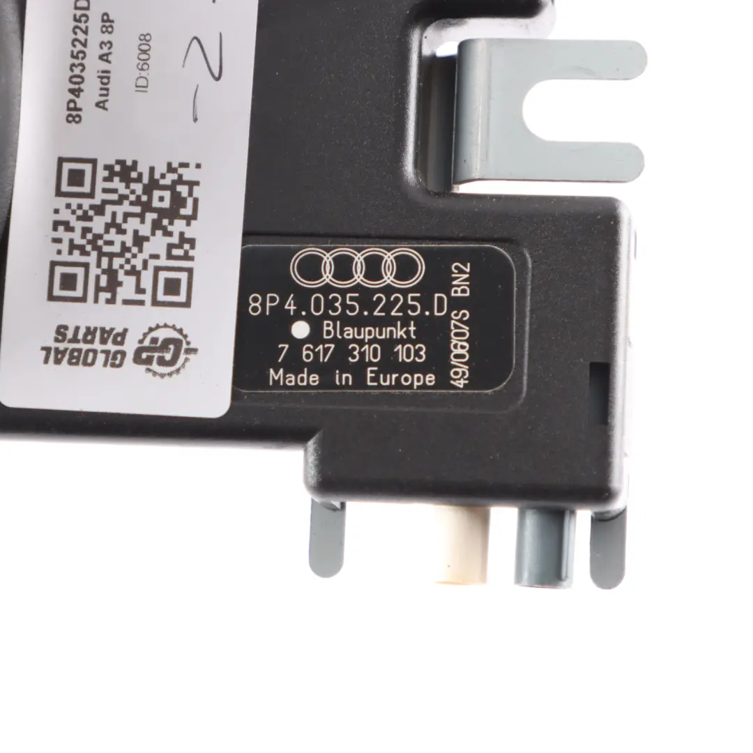 Antena Antena Amplificador Booster Módulo ECU Audi A3 8P - SKU 8P4035225D - Número de pieza 8P4035225D