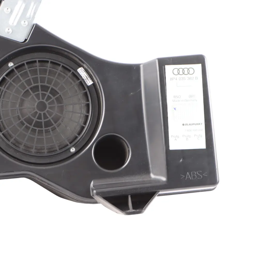 Door Rear Subwoofer Loud Speaker Left N/S Blaupunkt to Audi A3 8P 5 with Part number 8P4035382B Audi A3 8P 5 Door Rear Subwoofer Loud Speaker Left N/S Blaupunkt - SKU 8P4035382B - Part number 8P4035382B