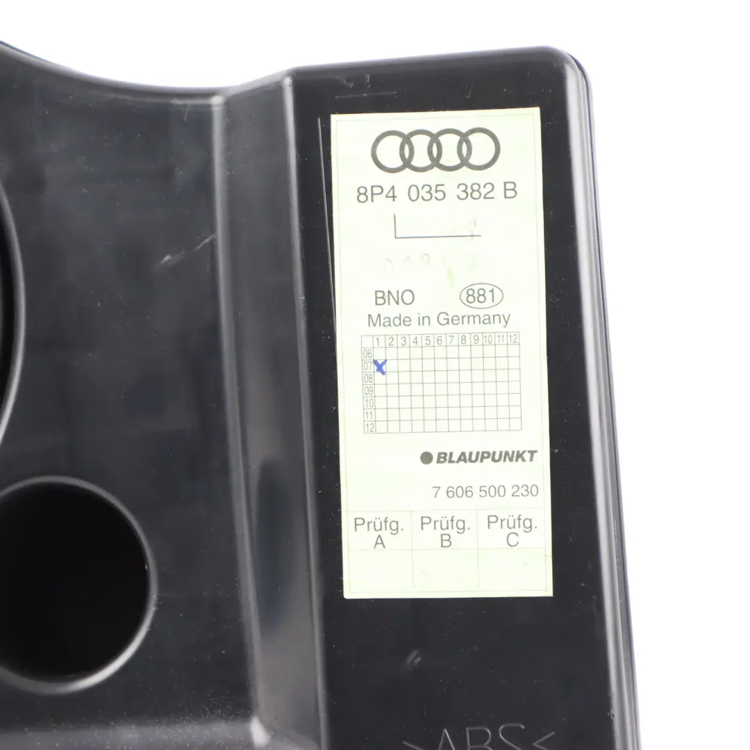 Altavoz Subwoofer Trasero Izquierdo 5 Puertas Blaupunkt para Audi A3 8P con número de pieza 8P4035382B Audi A3 8P Altavoz Subwoofer Trasero Izquierdo 5 Puertas Blaupunkt - SKU 8P4035382B - Número de pieza 8P4035382B