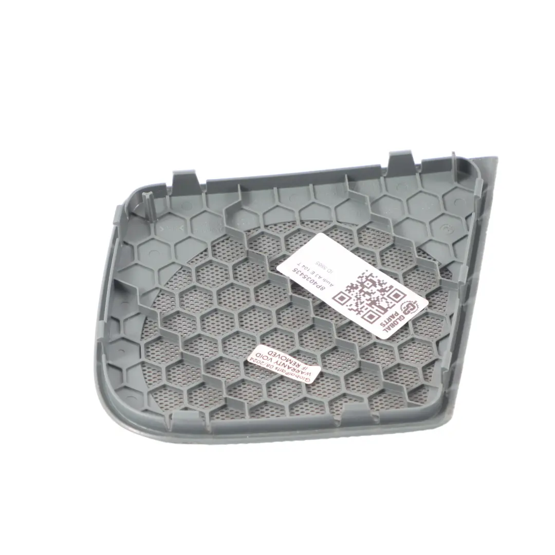 Audi A3 8P Door Card Speaker Cover Trim Panel Rear Left N/S Grey - SKU 8P4035435 - Part number 8P4035435