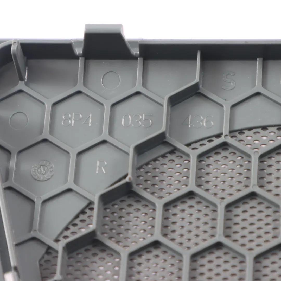 Moldura Tapa Altavoz Tarjeta Puerta Trasera Derecha Gris para Audi A3 8P con número de pieza 8P4035436 Audi A3 8P Moldura Tapa Altavoz Tarjeta Puerta Trasera Derecha Gris - SKU 8P4035436 - Número de pieza 8P4035436