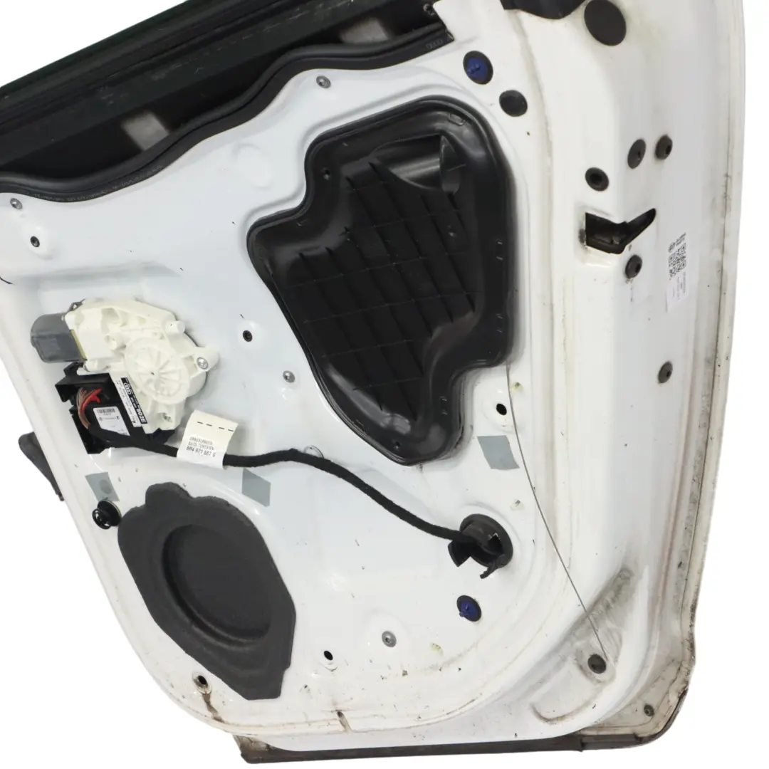 Audi A3 8P Sportback Tür Hinten Rechts Verkleidungsplatte Ibis White Weiss - Y9C - SKU 8P4833052A-IWH - Teilenummer 8P4833052A