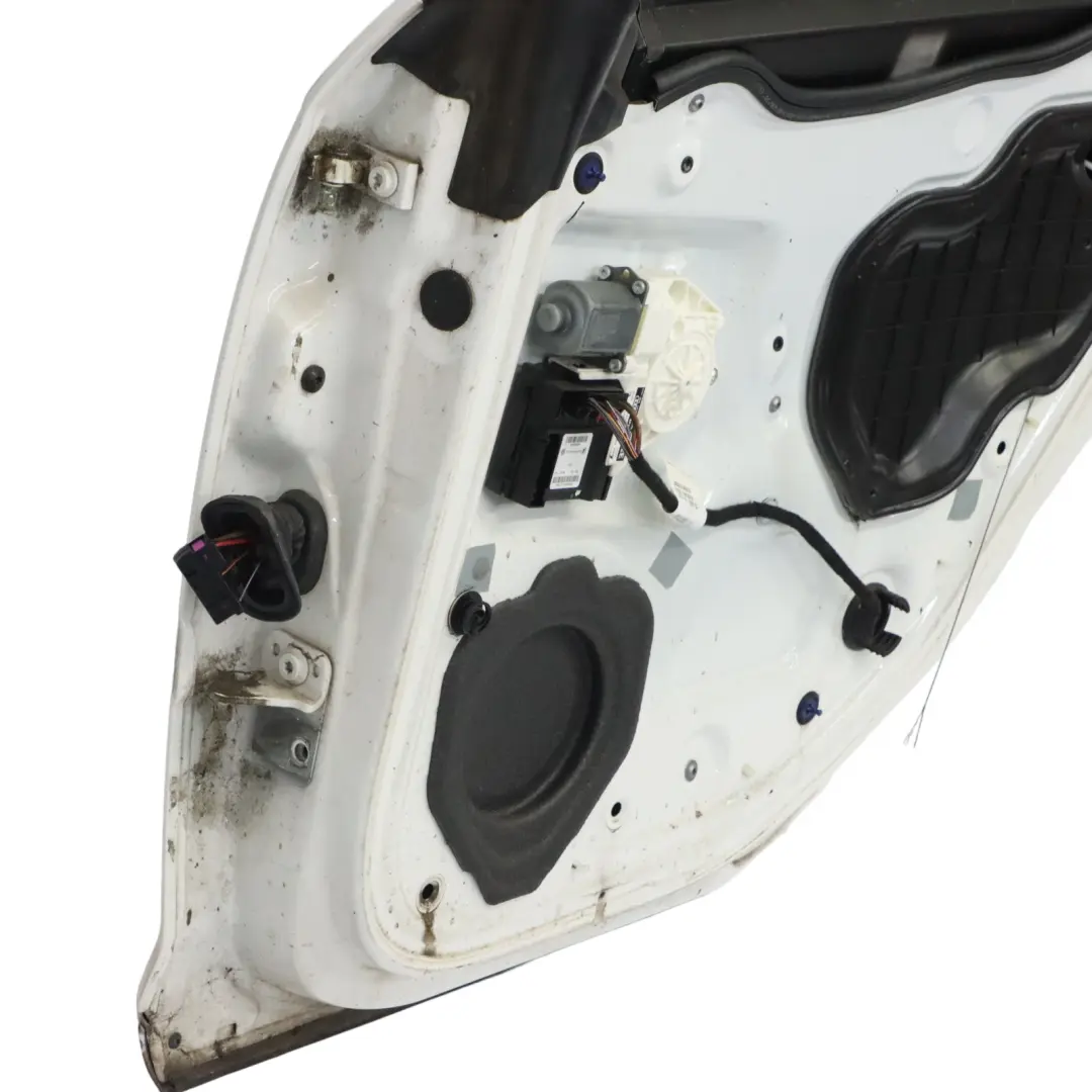 Audi A3 8P Sportback Tür Hinten Rechts Verkleidungsplatte Ibis White Weiss - Y9C - SKU 8P4833052A-IWH - Teilenummer 8P4833052A