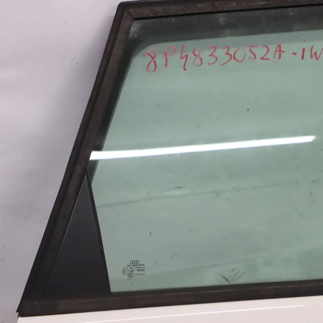 Sportback Drzwi Prawe Tylne Ibis White Biały - Y9C do Audi A3 8P o numerze 8P4833052A Audi A3 8P Sportback Drzwi Prawe Tylne Ibis White Biały - Y9C - SKU 8P4833052A-IWH - Numer Części 8P4833052A