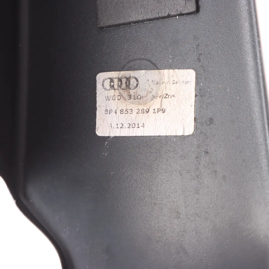 Panneau garniture colonne extérieure montant B gauche noir A pour Audi A3 8P à propos du numéro de pièce 8P4853289 Audi A3 8P Panneau garniture colonne extérieure montant B gauche noir A - SKU 8P4853289 - Numéro de pièce 8P4853289