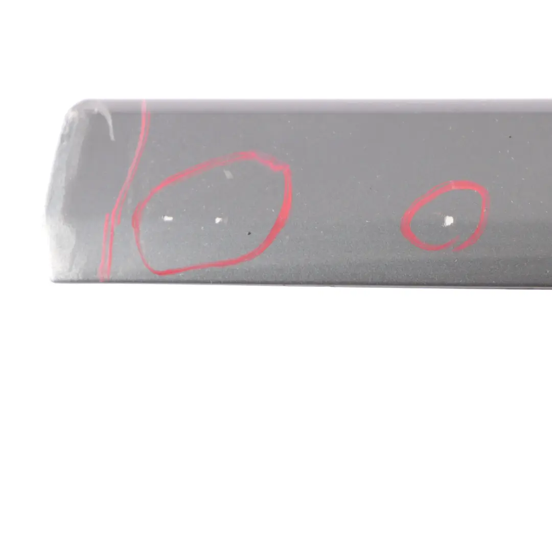 Upper Door Trim Moulding Strip Front Left N/S Dolphin Grey X7Z to Audi A3 8P with Part number 8P4853953A-DGM Audi A3 8P Upper Door Trim Moulding Strip Front Left N/S Dolphin Grey X7Z - SKU 8P4853953A-DGM - Part number 8P4853953A-DGM