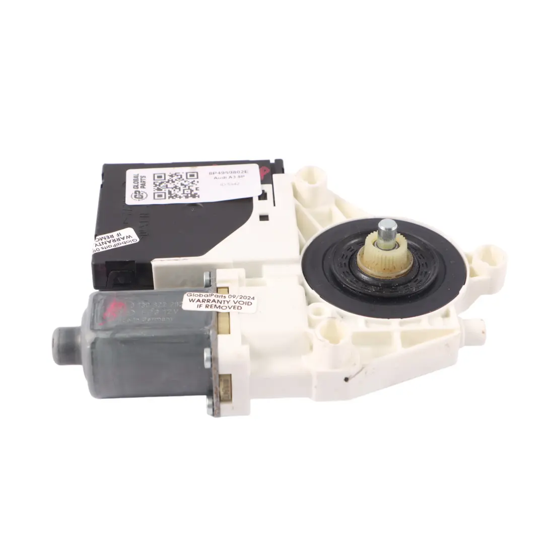 Audi A3 8P Rear Door Window Lifter Right O/S Regulator Motor 8P4959802F - SKU 8P4959802E - Part number 8P4959802E