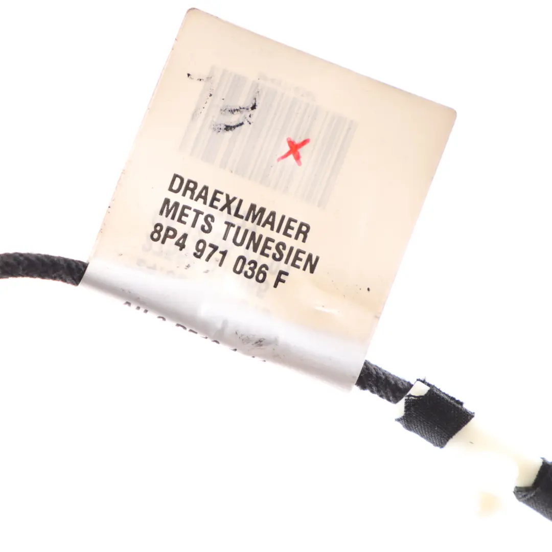 Audi A3 8P Cableado Puerta Delantera Pasajero Izquierda - SKU 8P4971036F - Número de pieza 8P4971036F